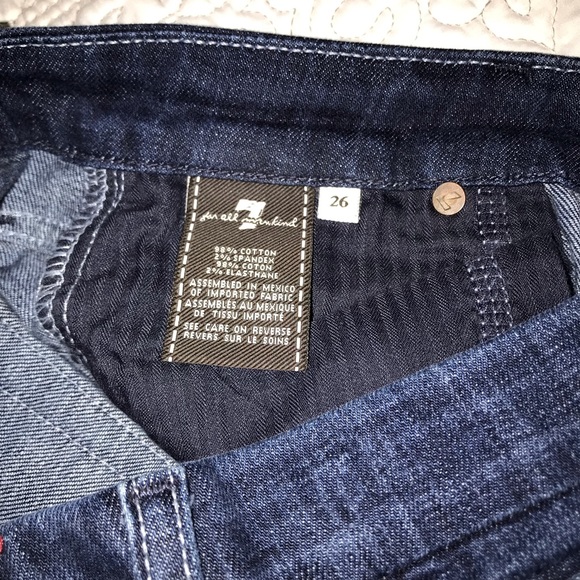 7 For All Mankind jeans 26 waist - Picture 4 of 13